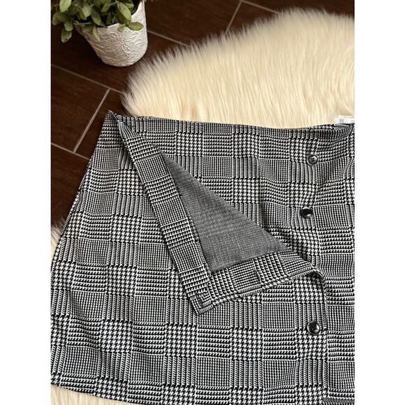 Joe Boxer black/white plaid winter wrap skirt sz 2x NWT - Picture 3 of 7